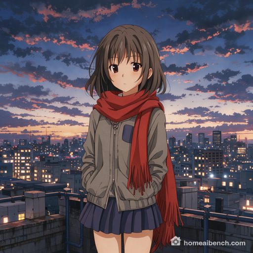 FLUX.3 klein, Anime, seed 301