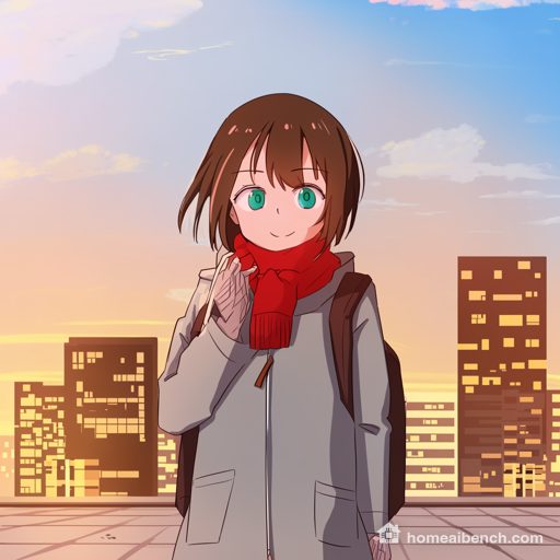 MossAD-Demo, Anime: rooftop, prompt anime, seed 400