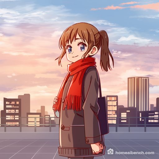 MossAD-Demo, Anime: rooftop, prompt anime, seed 401