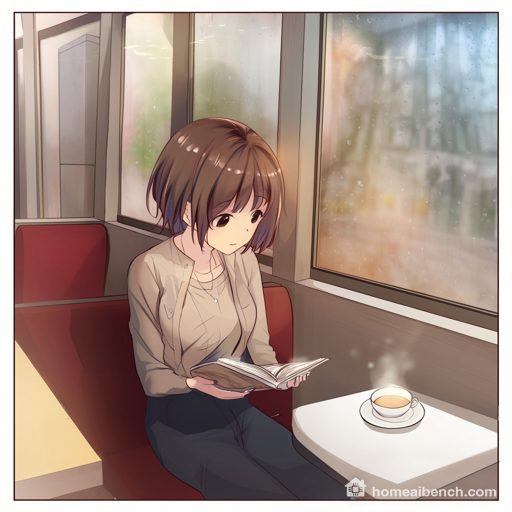 MossAD-Demo, Anime: cafe, prompt anime, seed 400