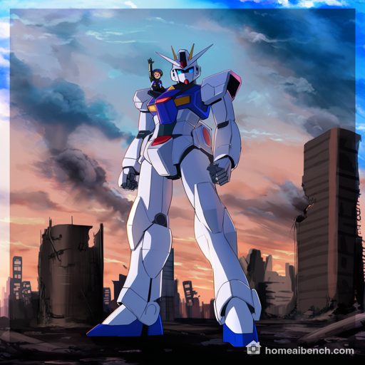 MossAD-Demo, Anime: robot, prompt anime, seed 400