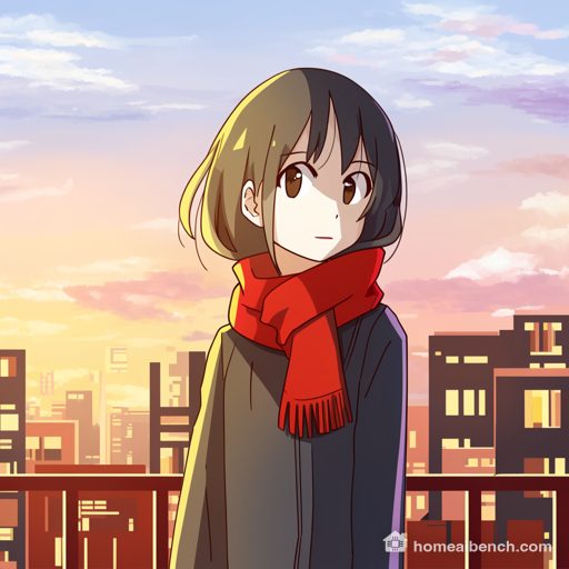 MossAD-Demo, Anime: rooftop, prompt anime-r2, seed 401