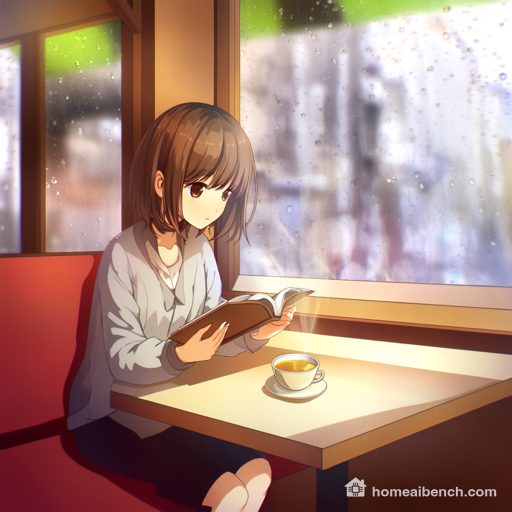 MossAD-Demo, Anime: cafe, prompt anime-r2, seed 401