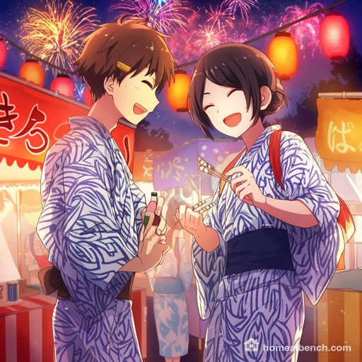 MossAD-Demo, Anime: festival, prompt anime-r2, seed 401
