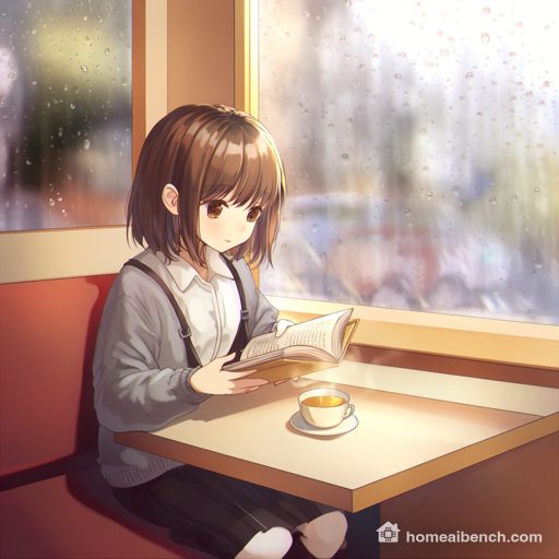 MossAD-Demo, Anime: cafe, prompt anime-r2-tags, seed 401