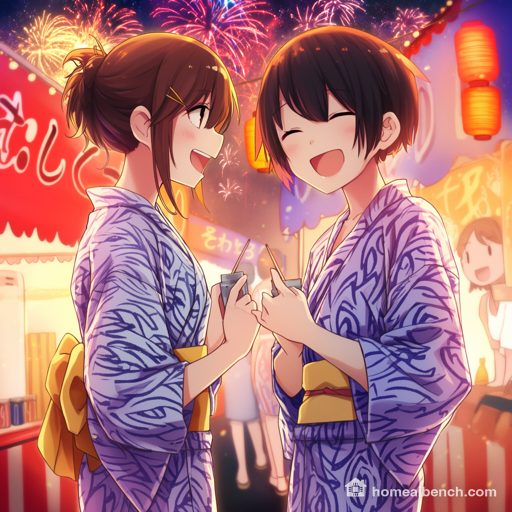 MossAD-Demo, Anime: festival, prompt anime-r2-tags, seed 401